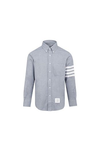 THOM BROWNE 26SS 톰브라운 플란넬 4바 셔츠 MWL272A 05245 480 BLUE DOM | 신세계V