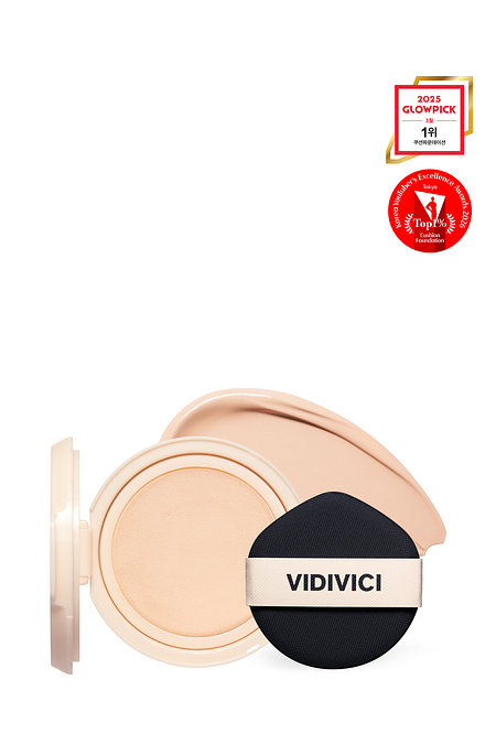 VIDIVICI 누드 퍼펙션 스킨 핏 쿠션 리필 SPF 50+ PA++++ (23N 샌드) | 신세계V