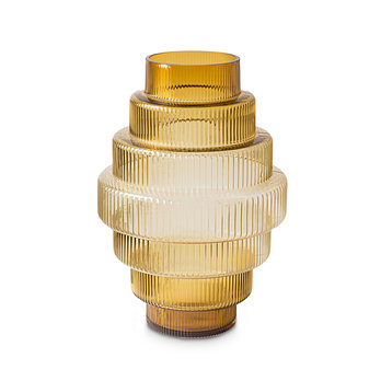 POLSPOTTEN STEPS VASE_Small_Ochre color | 신세계V
