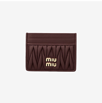 MIU MIU 미우미우 5MC076 AFPP F0007 마테라쎄 나파 카드지갑 | 신세계V