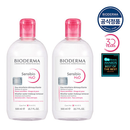 BIODERMA [바이오더마] 센시비오 H2O 500ml x2 | 신세계V