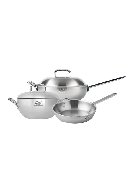 AMT AMT 316TI 스텐 3종세트(양수웍24cm,소테팬26cm,편수웍28cm) | 신세계V
