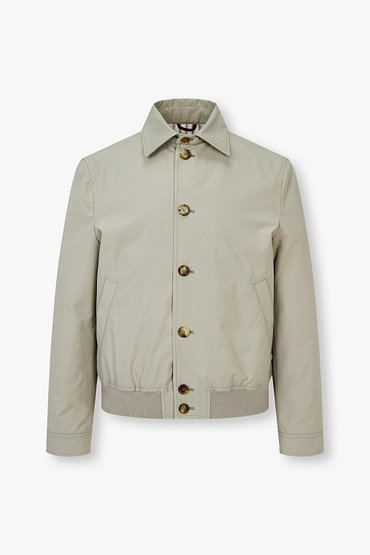 BRUNELLO CUCINELLI(브루넬로 쿠치넬리) 남성 코튼 블렌드 버튼업 자켓 | 신세계V