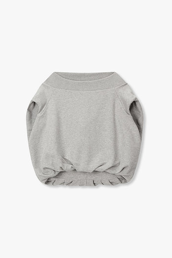 DRIES VAN NOTEN 슬리브리스 스웨트셔츠(멜란지 그레이) | 신세계V