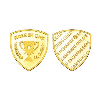 삼성금거래소 [삼성금거래소] 24K 순금 골프 굿즈 트로피 골드 코인 3.75g | 신세계V