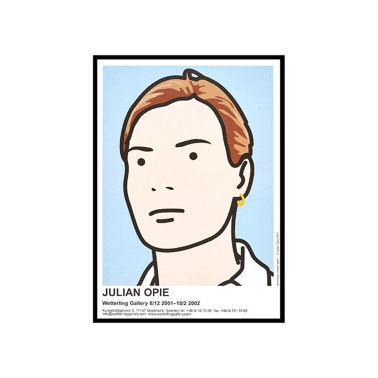 [FRAME] Veronique 2: Estate Agent 2001/ 줄리안 오피(Julian Opie)