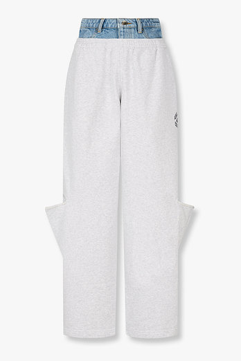 ALEXANDERWANG 데님 웨이스트 프리스타일 스웻팬츠 | 신세계V