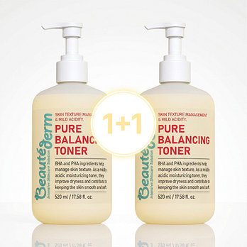 BEAUTEDERM [1+1 한정기획]보떼덤 퓨어 밸런싱 토너 520ml | 신세계V