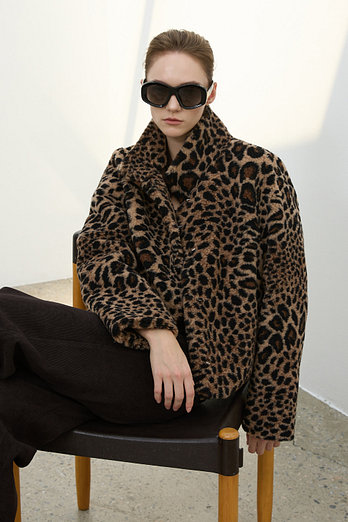 Mare di Mari Italian Leopard Fur Jacket - Brown | 신세계V