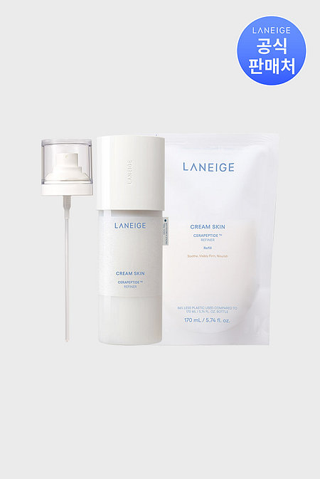 LANEIGE 라네즈 크림스킨 170ml + 리필 170ml + 미스트 펌프 | 신세계V