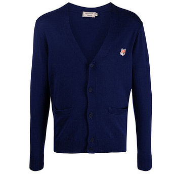 MAISON KITSUNE [명품] 11주년 폭스 헤드 패치 가디건 EM00557KT1036 NA 46271105 | 신세계V