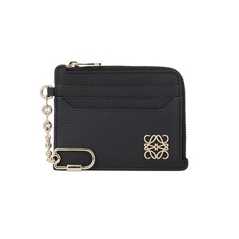 LOEWE 로에베 C821SQLX03 1206 애너그램 페블 그레인 스퀘어 코인 카드지갑 | 신세계V