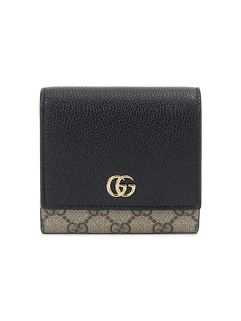 GUCCI [GUCCI] 26SS GG 마몬트 바이컬러 코인지갑 블랙/베이지 598587 AAE5E 1069 | 신세계V