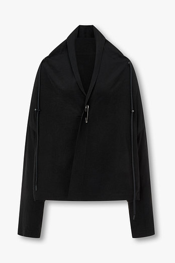 Yohji Yamamoto [REGULATION]세이프티 핀 스퀘어 자켓 | 신세계V