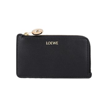 LOEWE 로에베 CANBZ40X01 1100 샤이니 나파 지퍼 카드지갑 | 신세계V