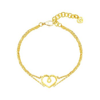 삼성금거래소 [삼성금거래소 MELORA] O컬렉션 24K 하트 컷팅 팔찌 5.625g | 신세계V