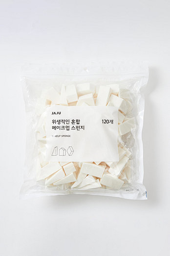 JAJU 위생적인 혼합 메이크업 스펀지_120개 | 신세계V