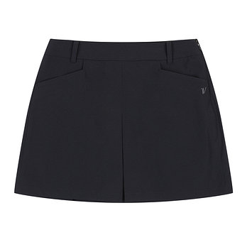 VOLVIK APPAREL 여성 골프 그램 인버티드 플리츠 스커트 VLCUP432_BK | 신세계V
