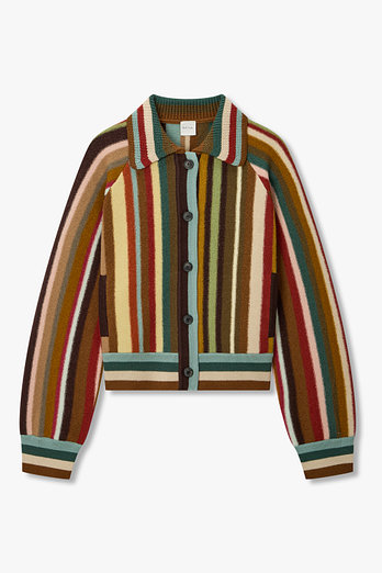 PAUL SMITH 여성 시그니처 스트라이프 울 가디건 | 신세계V