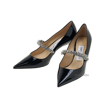 JIMMY CHOO [지미추] 여성 빙 펌프스 힐 BING PUMP 65 PAT BLACK | 신세계V