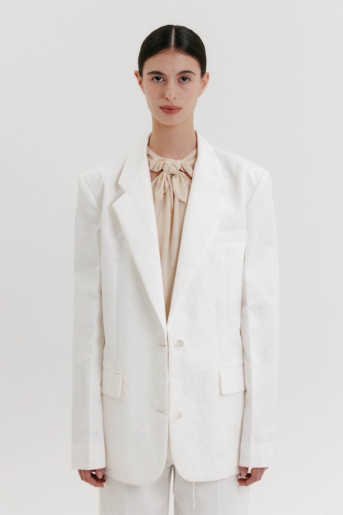 EENK(잉크) YELLISA Single-breasted Coat With Detachable Lace