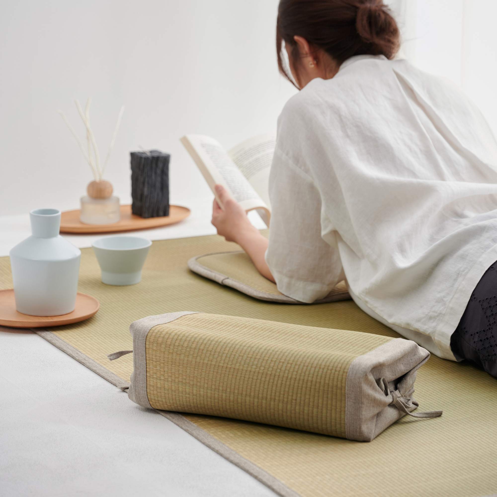 JAJU(자주) 높낮이를 조절하는 수초 베개 38x18cm | 신세계V