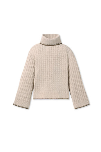 UGG [WOMEN] 휩스티치 케이블 터틀넥 스웨터  (라일린 터틀넥 스웨터) | 신세계V