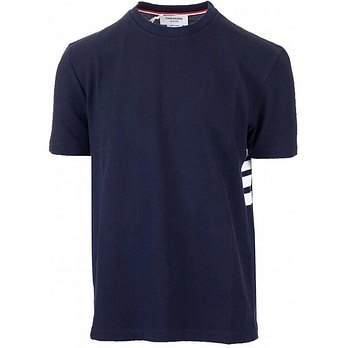 THOM BROWNE [명품] 26SS 톰브라운 4바 코튼 남성 반팔 티셔츠 MJS123A 00050 415 50827695 | 신세계V