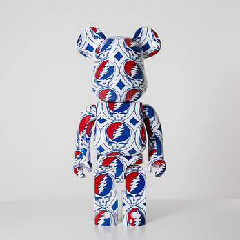 KINKIROBOT 1000% BEARBRICK GRATEFUL DEAD (STEAL YOUR FACE) | 신세계V