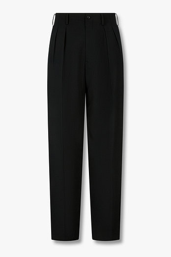 Yohji Yamamoto [HOMME]턱 플리츠 울 트라우저 팬츠 | 신세계V