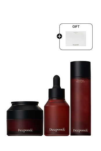 DEEPONDE 디폰데 글루타티온 3종 세트 (토너 150ml+앰플 40ml+크림 50ml) | 신세계V