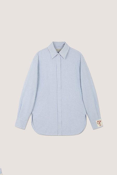 GOLDEN GOOSE KOREA [공식 스토어] 골든구스  여성 바틸다 보이프렌드 셔츠 GWP00820 P000548 80197 | 신세계V