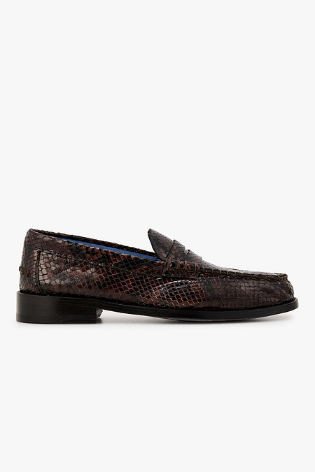 PAUL SMITH 여성 LAIDA 스네이크 이펙트 페니 로퍼 | 신세계V
