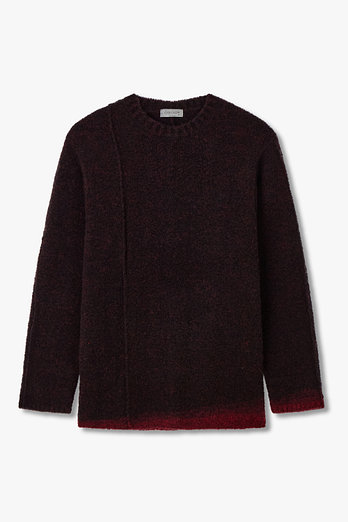 Yohji Yamamoto [HOMME] 울 블렌드 크루넥 니트 풀오버 | 신세계V