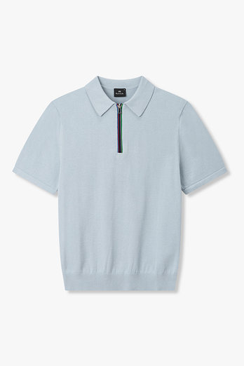 PAUL SMITH [PS PAUL SMITH] 남성 스트라이프 지퍼 스웨터 | 신세계V