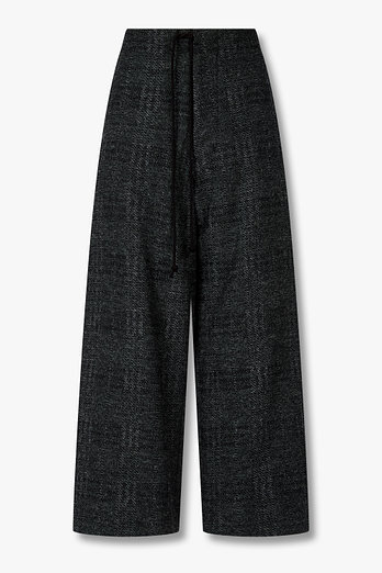 Yohji Yamamoto [Y's]울 블렌드 스트링 노 턱 팬츠 | 신세계V
