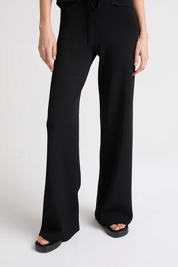 YVES SALOMON [공식] 이브살로몬 스트레치 니트 트라우저 팬츠 | 신세계V