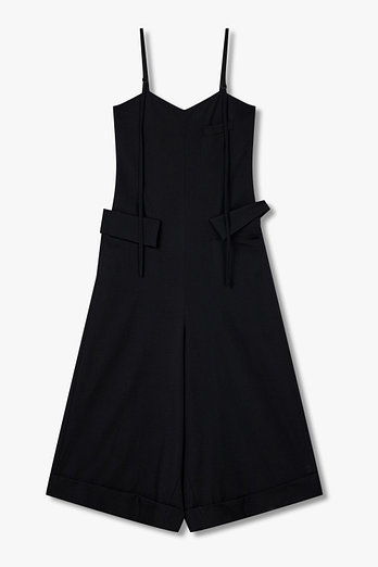 Yohji Yamamoto [REGULATION] 롤업 헴 박시 오버롤 | 신세계V