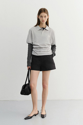 DUNST COTTON SAFARI SHORTS BLACK_UDPA6B245BK | 신세계V