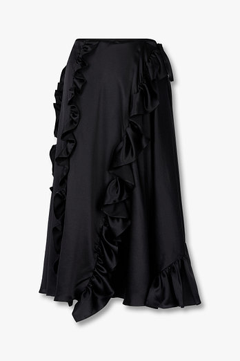 CECILIE BAHNSEN ADELINA SKIRT (블랙) | 신세계V