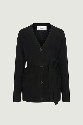 YVES SALOMON [공식] 이브살로몬 오버핏 니트 가디건 | 신세계V