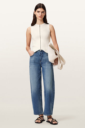 ALLSAINTS 올세인츠 크루즈 집 웨이스트코트 W073KE-4068 | 신세계V