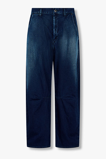 Yohji Yamamoto [Y's]스팟티드 거셋 와이드 데님 팬츠 | 신세계V