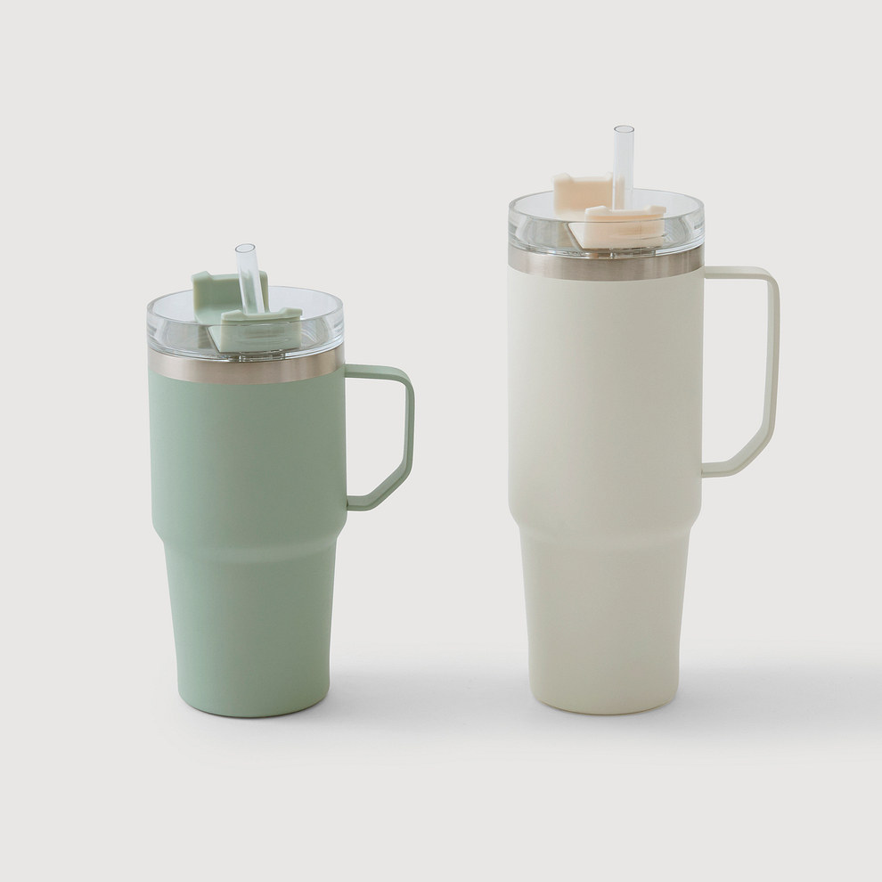 손잡이 텀블러 600ml 민트