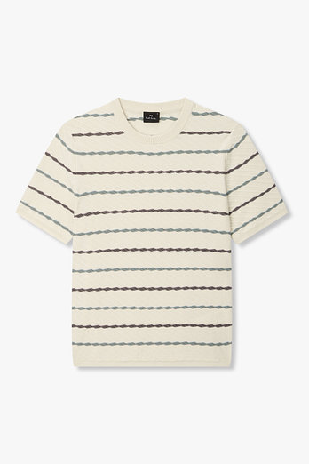 PAUL SMITH [PS PAUL SMITH] 남성 스트라이프 패턴 스웨터 | 신세계V