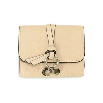 CHLOE [명품] 26SS 알파벳 스몰 코인 반지갑 스위트베이지 CHC21WP945F57 24Q 50587592 | 신세계V