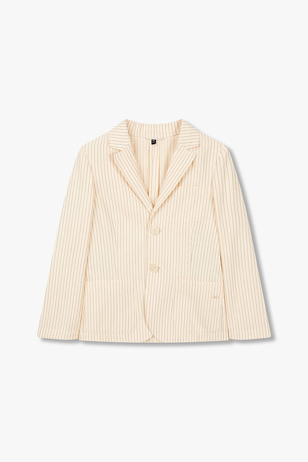 EMPORIO ARMANI JUNIOR [남아] 스트라이프 린넨 코튼 자켓 | 신세계V