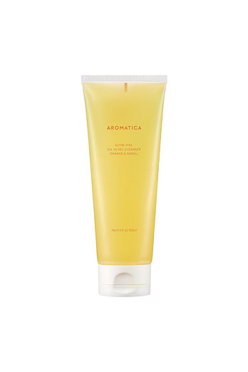 AROMATICA 글로우 비타 오일 인 젤 클렌저 오렌지 & 네롤리 150ML | 신세계V