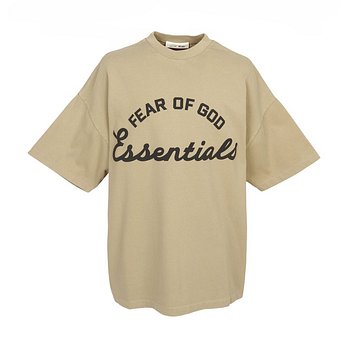 FEAR OF GOD [FEAR OF GOD] 피어오브갓 에센셜 남성 반팔티셔츠 125SP264112F FADED DUNE | 신세계V