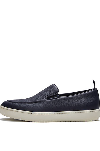 FITFLOP [FITFLOP][삼성물산공식] 남성 크래프트Q 레더 목 로퍼  미드나잇 네이비 (FT69K1L11R) | 신세계V